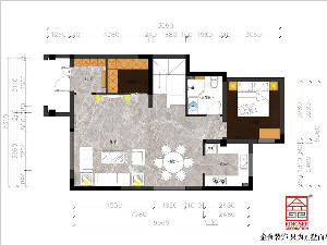 西山林語二期260平米裝修戶型解析