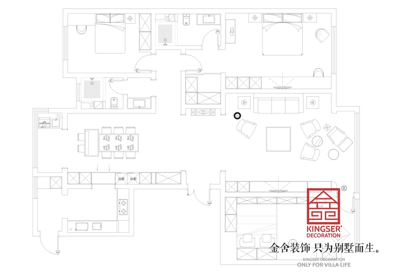 泰豐觀湖小區(qū)200㎡大平層戶型解析